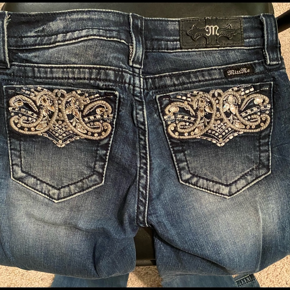 Miss Me Jeans, Bootcut, Size 27, 40” long